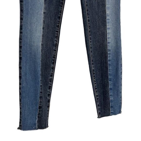 PACSUN High Rise Jegging Woman's Size 24 Two Tone Denim Stretch Skinny Jeans - Picture 3 of 9